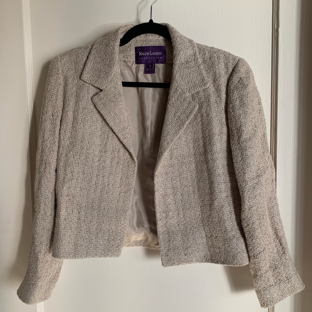Woven Cream Ralph Lauren Blazer